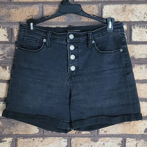 Banana Republic black denim shorts
